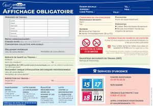 Tout savoir sur le panneau d'affichage obligatoire