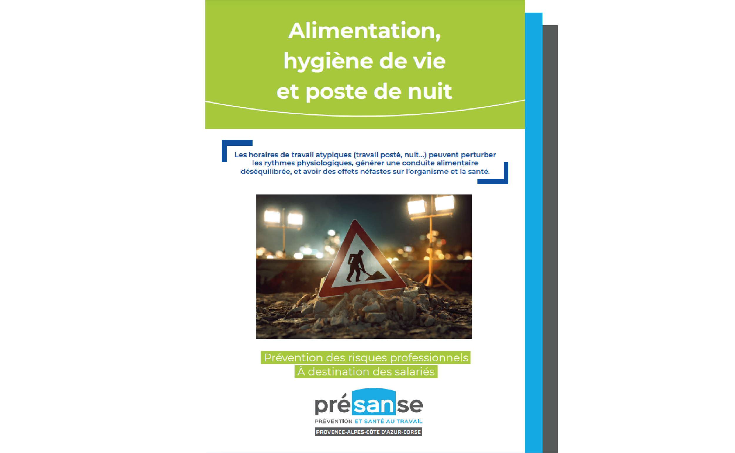 Alimentation, hygiène de vie et poste de nuit - AIST 84