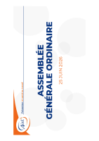 Rapport d&rsquo;activité 2025